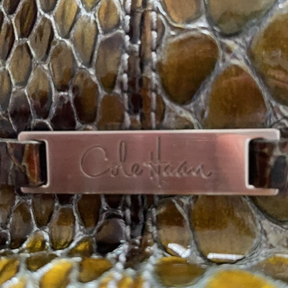 Vintage Cole Haan Snakeskin Purse - Picture 3 of 4